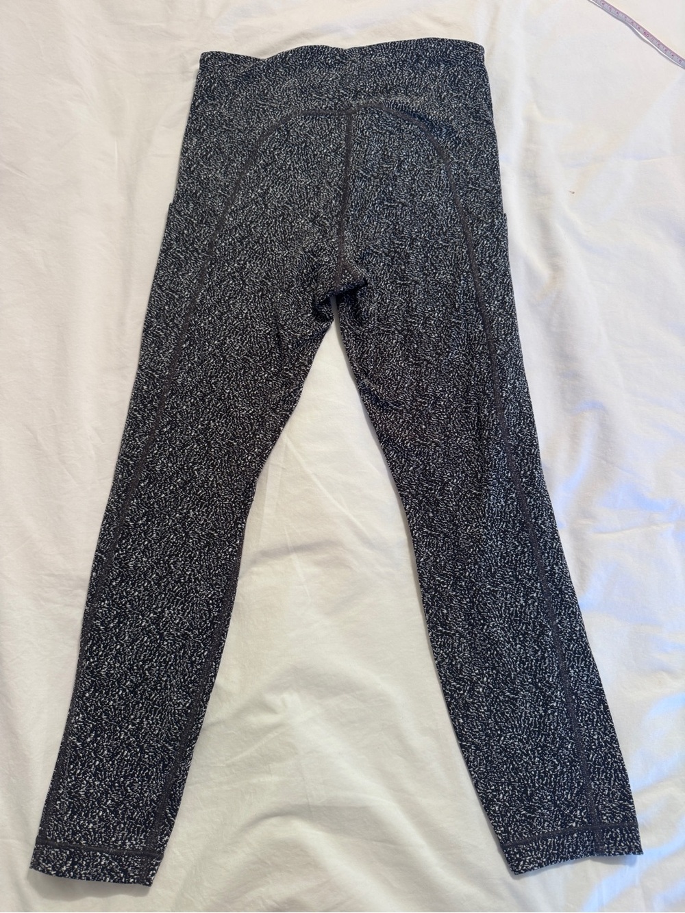 Black and White Speckled Athleta Leggings
